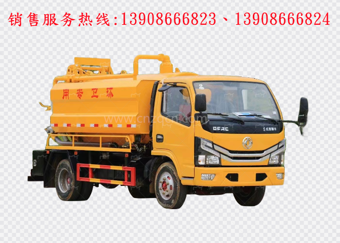 东风小多利卡D6高压清洗吸污车