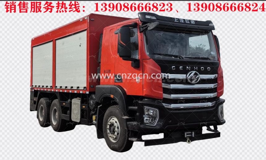 上汽红岩后双桥大流量排水抢险车
